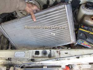Замена радиатора охлаждения на ВАЗ 2108, ВАЗ 2109, ВАЗ 21099