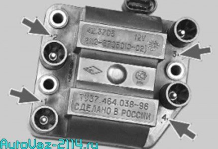 Замена модуля зажигания на ВАЗ 2113, ВАЗ 2114, ВАЗ 2115
