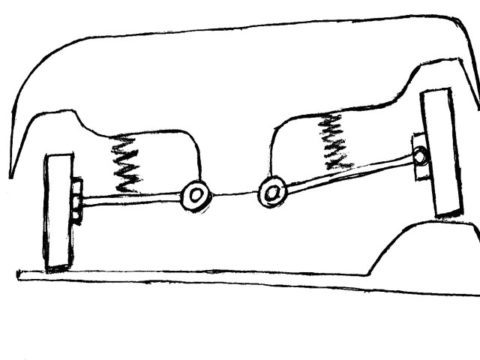 Подвеска (ходовая) Рено Логан 2: схема передней и задней, logan 2