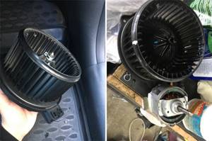 Моторчик печки Киа Рио 3: свист, замена, снятие, вентилятор, не греет